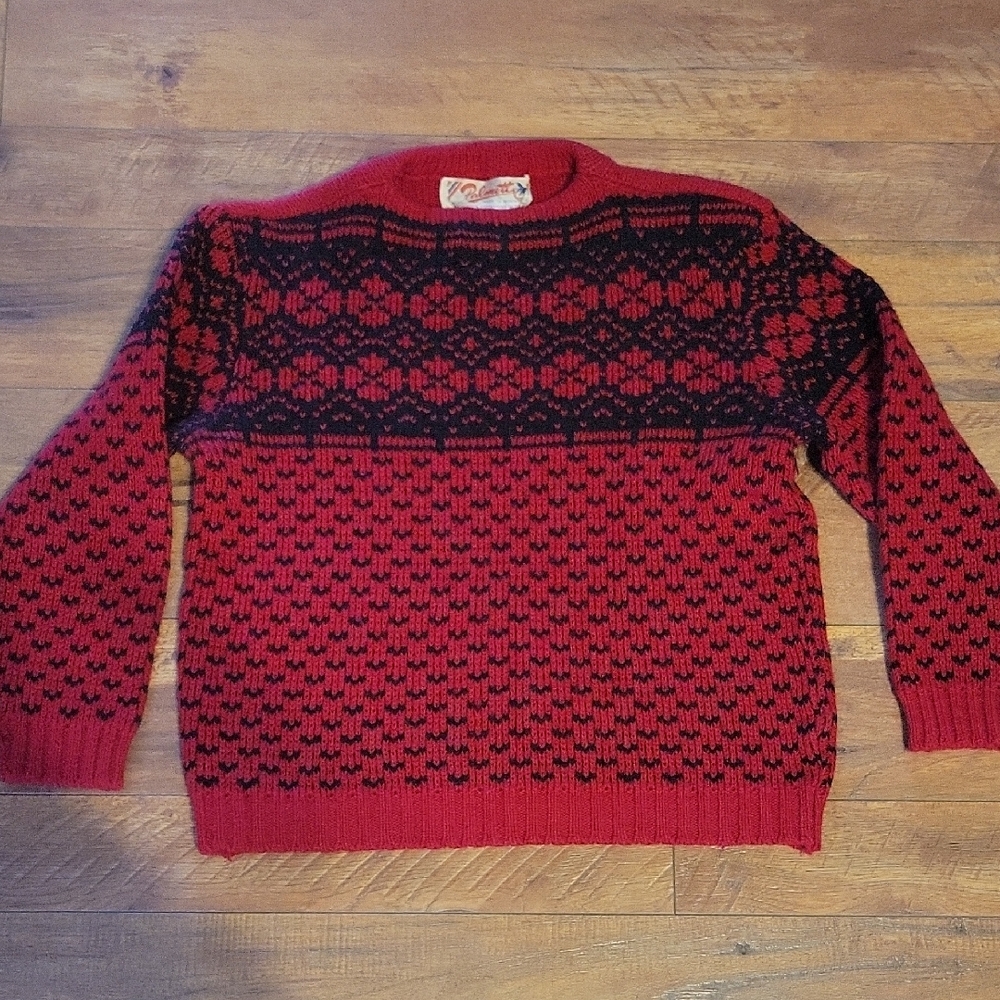 Palmett vintage Norwegian wool sweater